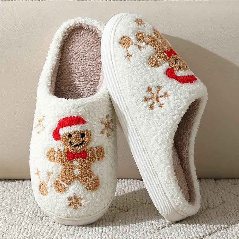 Non-slip Winter Christmas Home Slippers