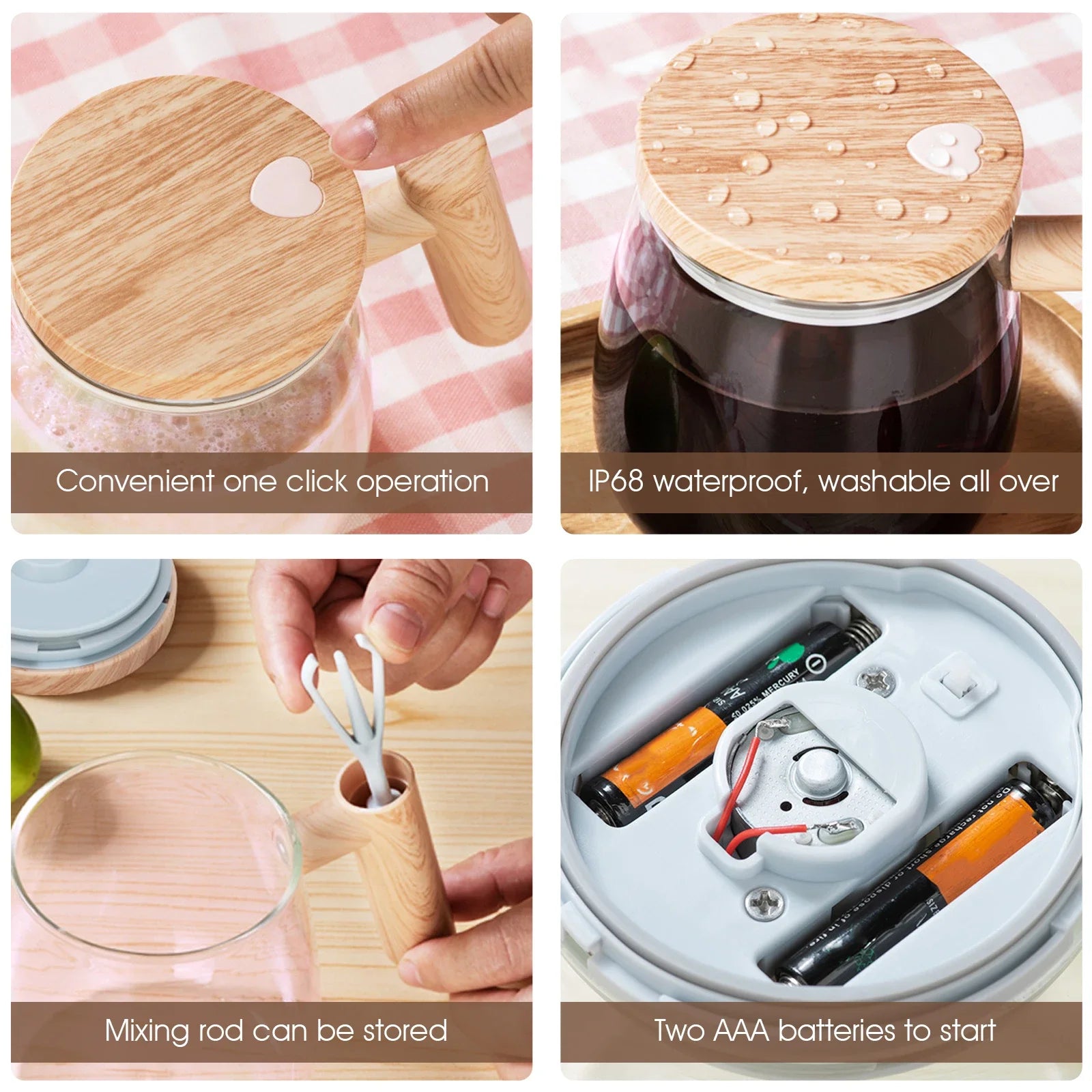 QuickMix Self Stirring Mug