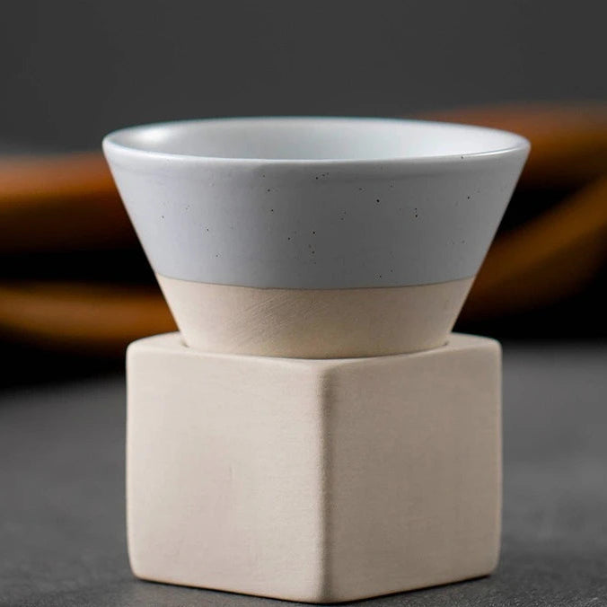 Retro Japanese Ceramic Coffee Mug