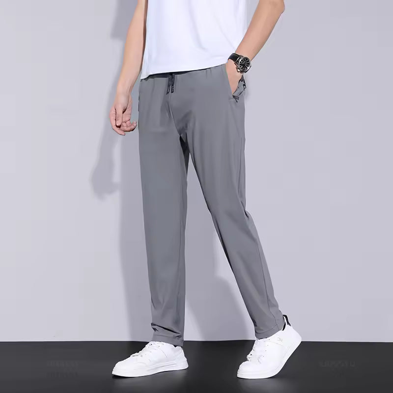Zomerse comfortabele unisex broek met zakken