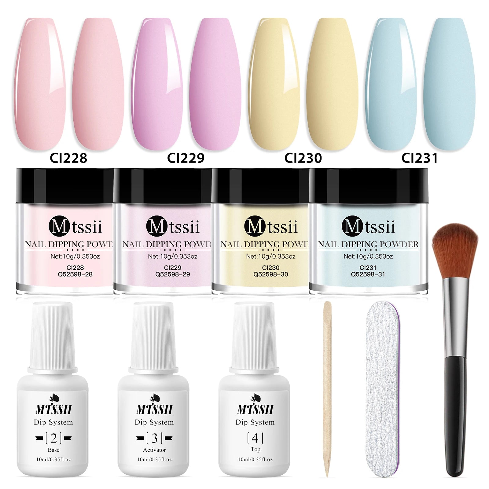 At-home Easy Dip Powder Nail Kit | No UV lamp