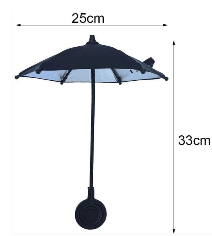 PocketShade™ Magnetische Mini Phone Paraplu