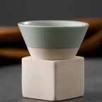 Retro Japanese Ceramic Coffee Mug