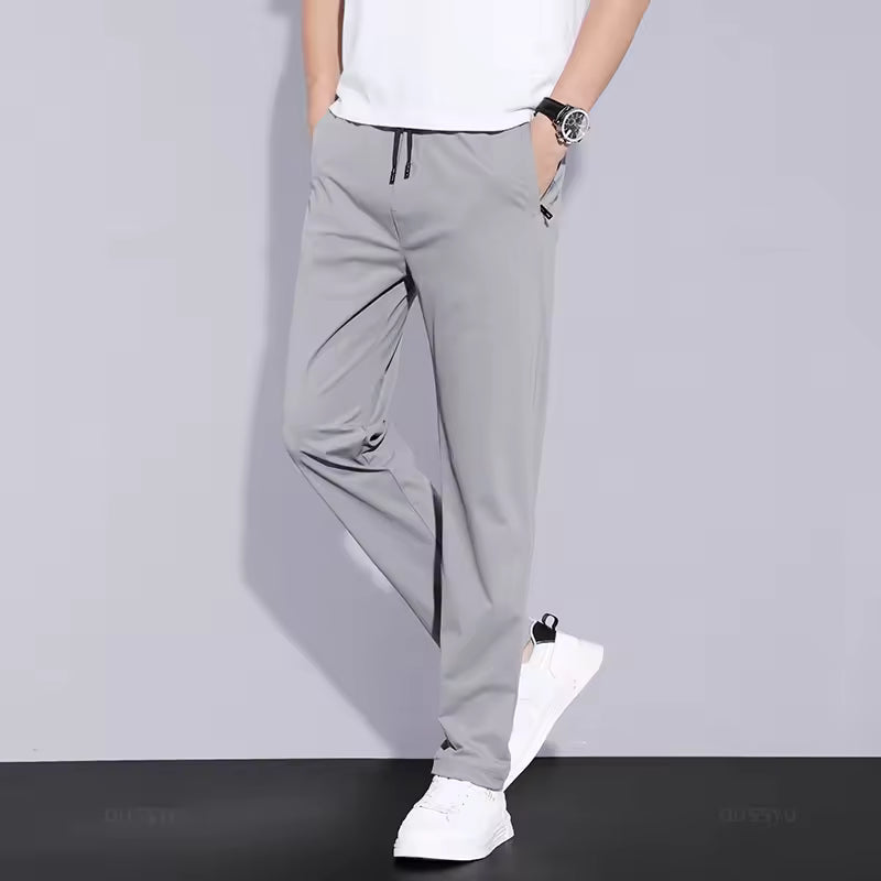 Zomerse comfortabele unisex broek met zakken
