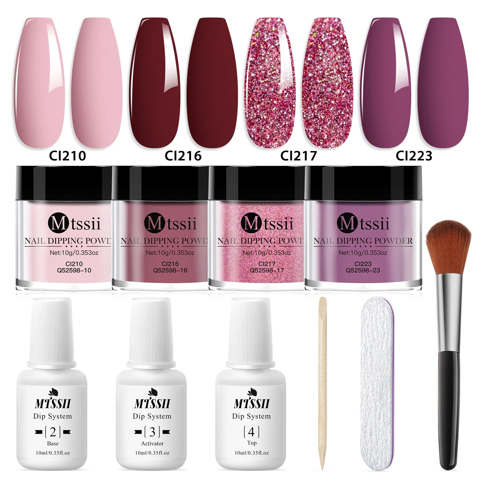 At-home Easy Dip Powder Nail Kit | No UV lamp