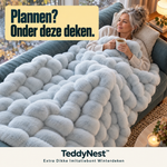 TeddyNest™ | Extra Dikke Imitatiebont Winterdeken