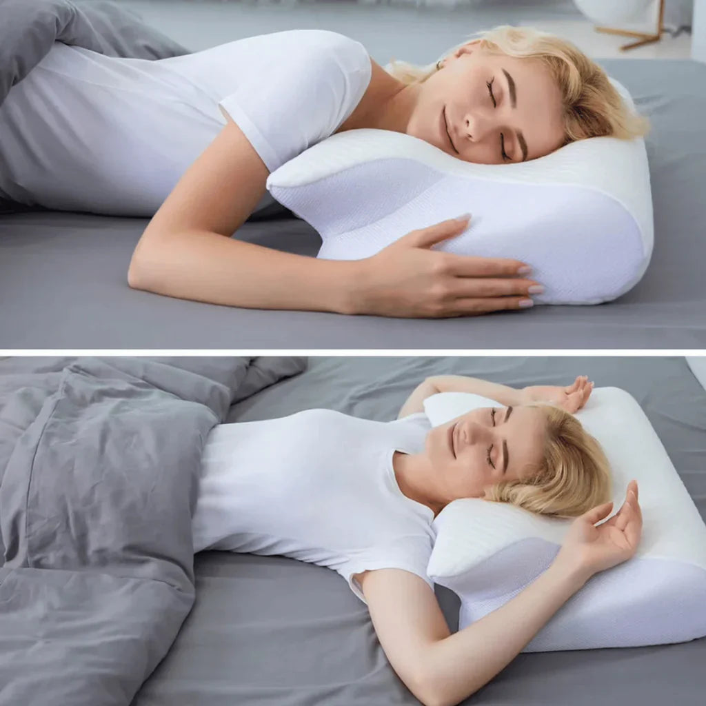 Butterfly Memory Cloud Neck Pillow | Sleep on any side painless