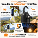 BuitenGloed™ Solar Campinglamp