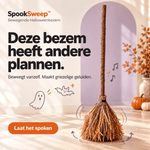 SpookSweep™ Bewegende Halloweenbezem