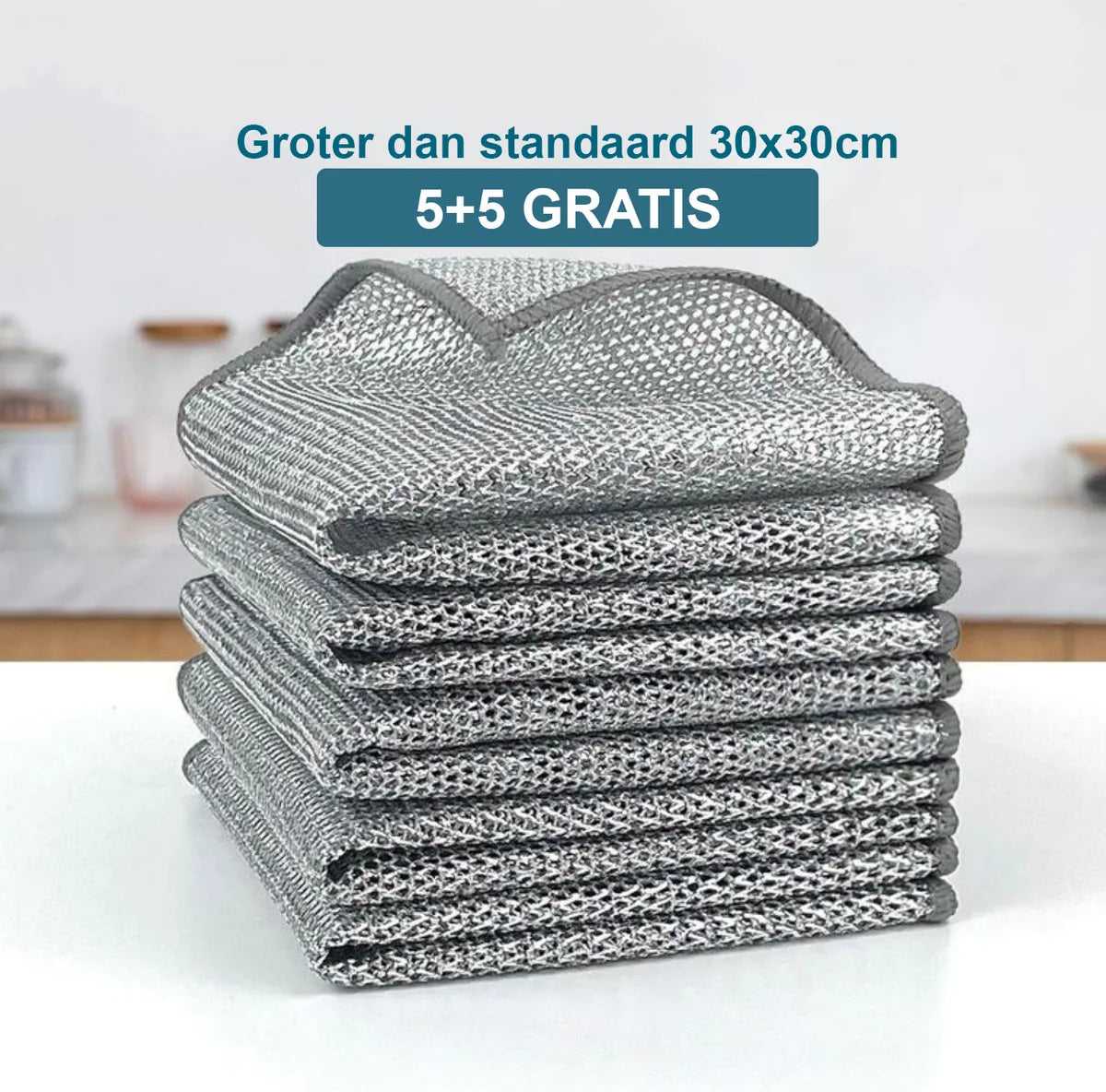 WonderClean™ XXL Krasvrij Schoonmaakdoeken | 30x30cm