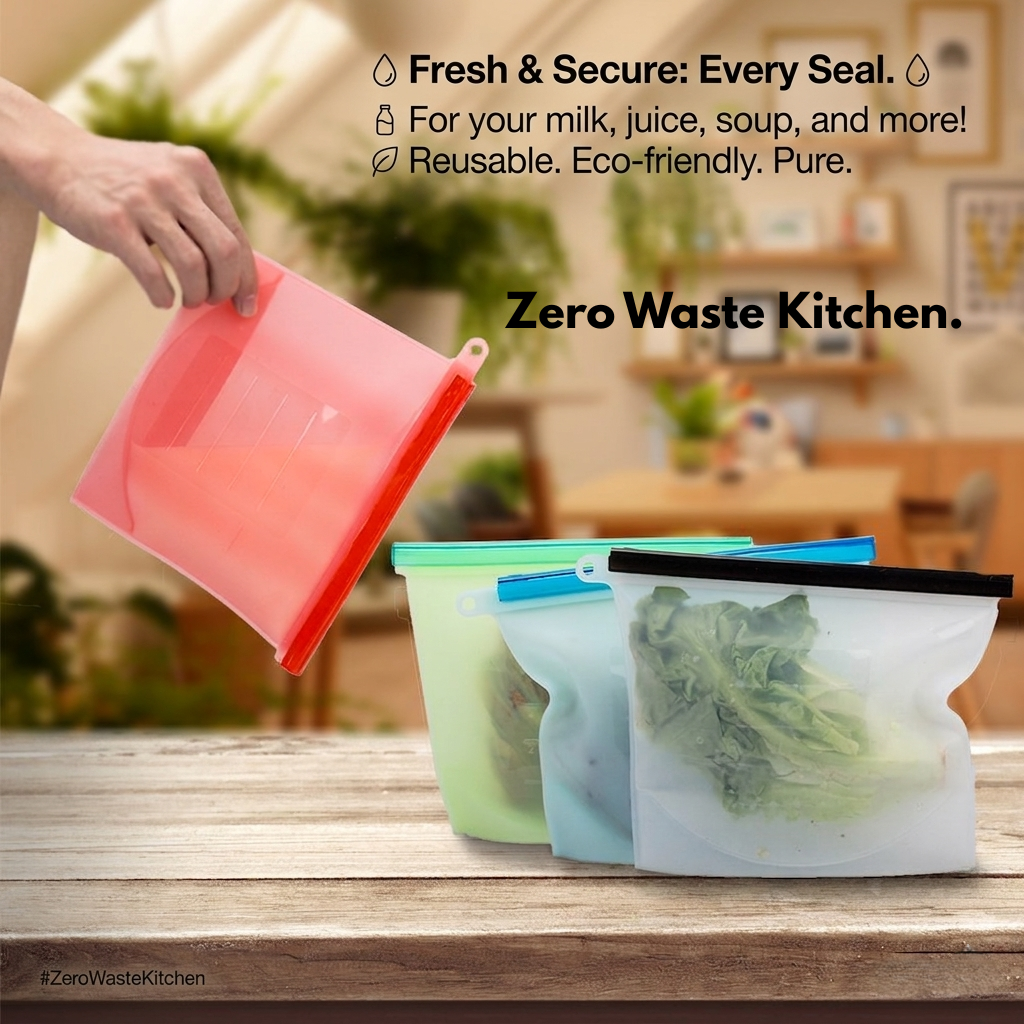 Herbruikbare Silicone Zak | Zero Waste Kitchen™