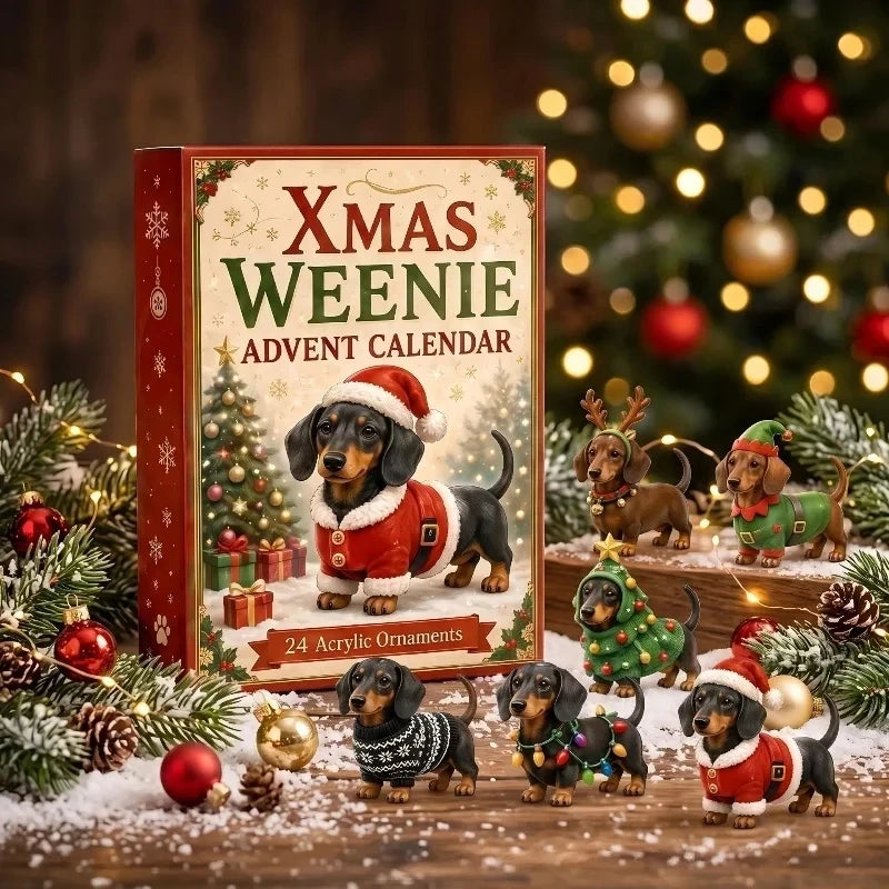 Teckelpret™ Kerstadventskalender met Schattige Hondjes