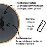 KlankRust™ | Stalen Tongue Drum voor Meditatie