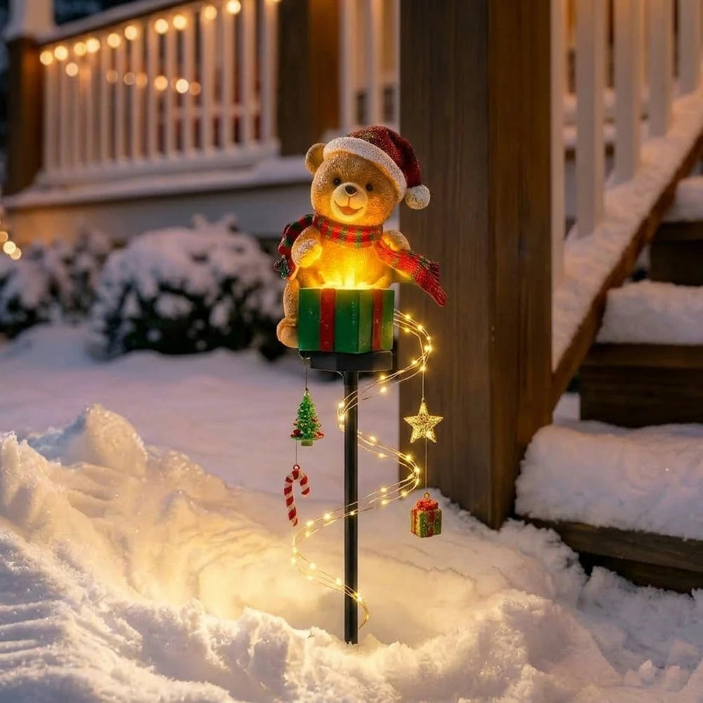 WinterTwinkel™ Solar Kerstfiguur met Magische Lichtjes
