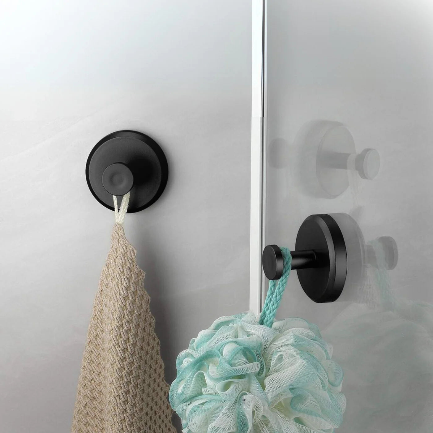 No-drill Suction Hooks | 2-pack for any room in your home