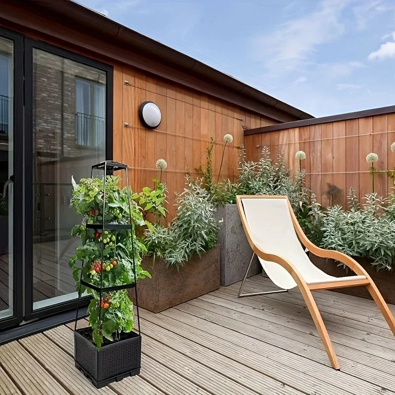 Verdanta™ Self-Watering Plantenbak met Klimrek
