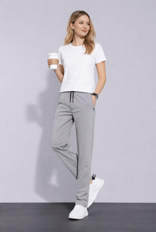 Zomerse comfortabele unisex broek met zakken
