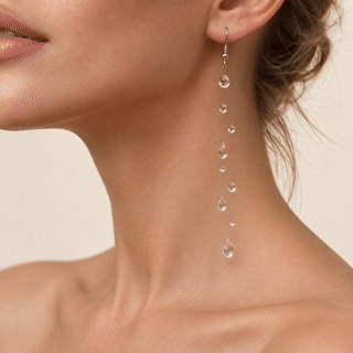 Dauwlicht™ Collectie - Transparante Waterdruppel Sieradenset