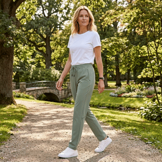 Zomerse comfortabele unisex broek met zakken