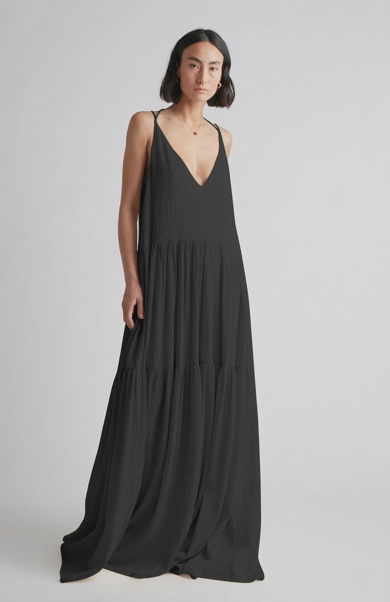 Luchtige Zomerse Maxi Jurk Loosefit