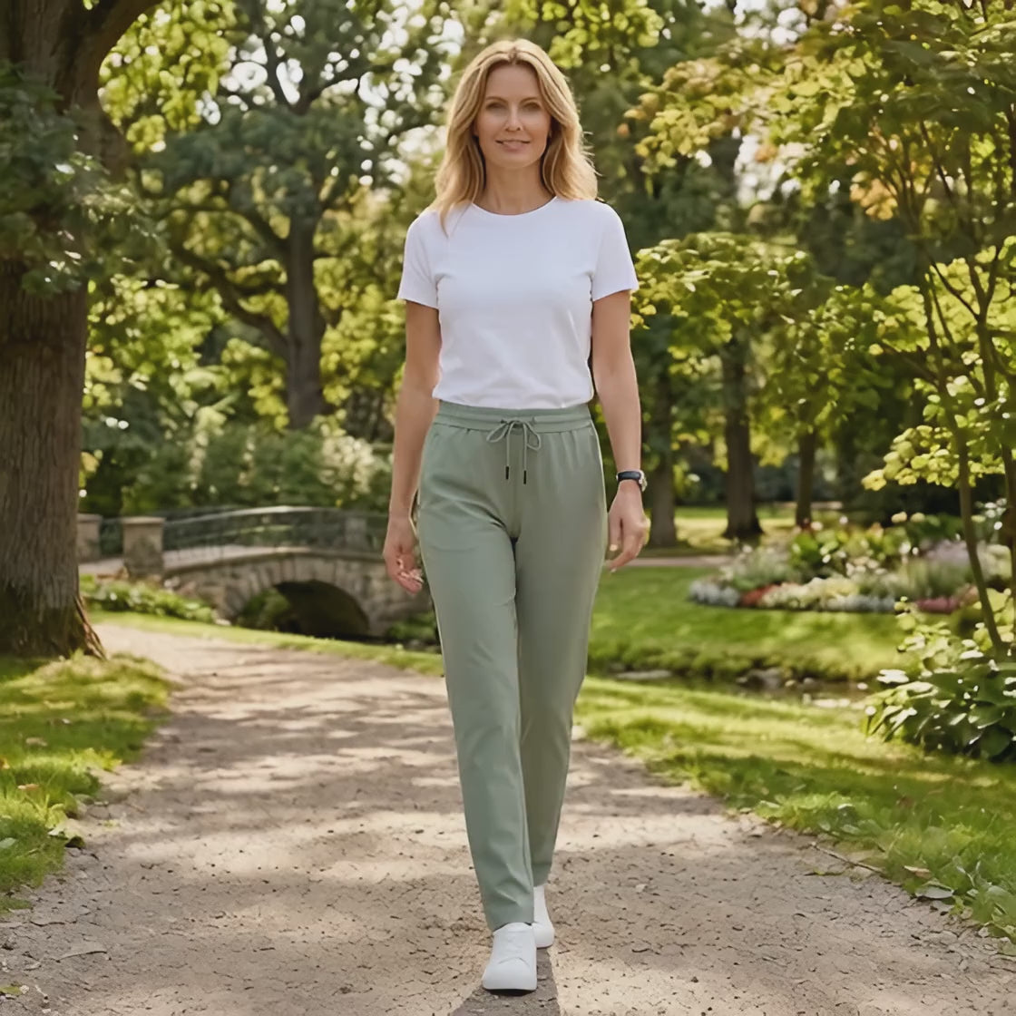 Zomerse comfortabele unisex broek met zakken