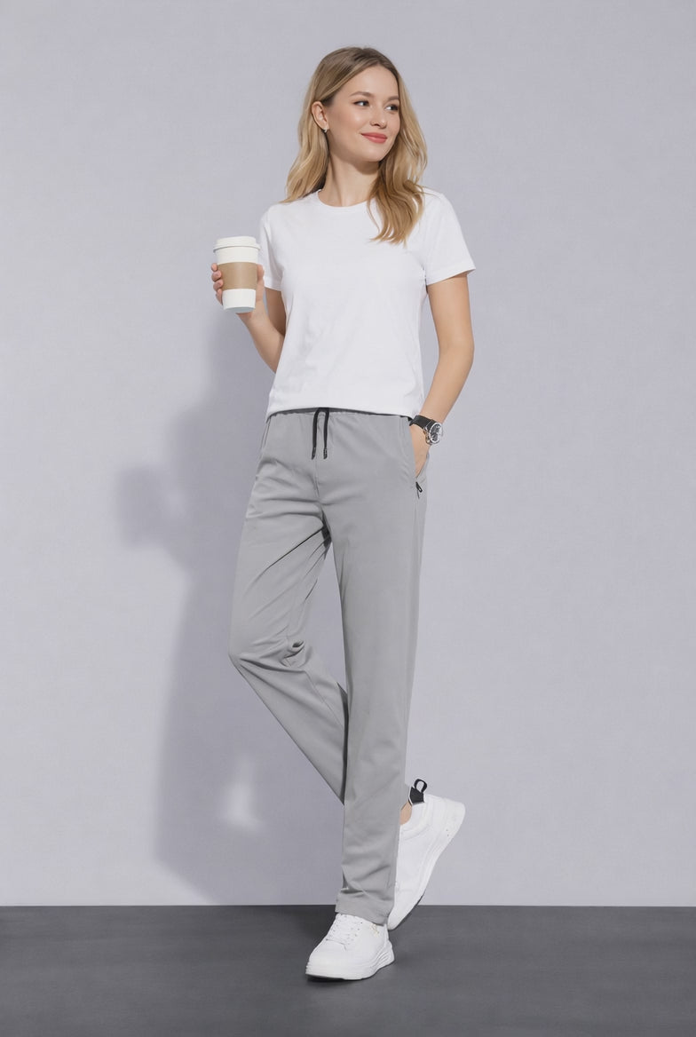 Zomerse comfortabele unisex broek met zakken