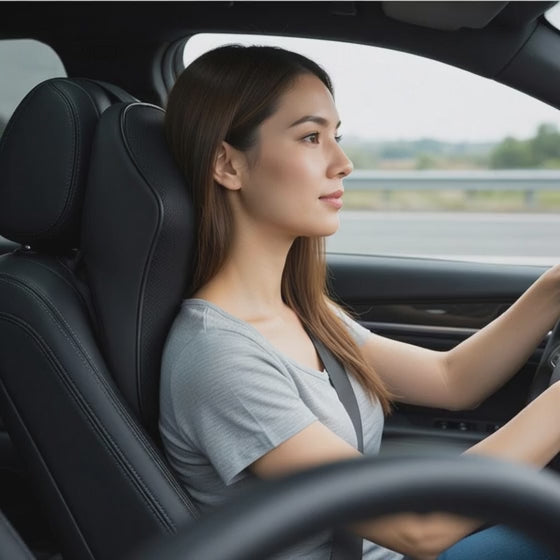 ComfortDrive Memory Neck Headrest Pillow