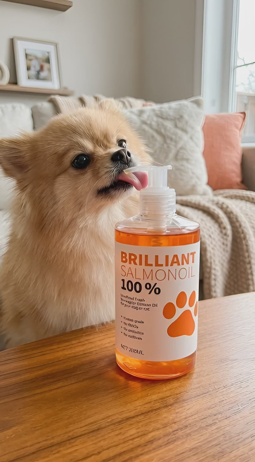 PURE Salmon Oil for Healthier Dogs and Cats