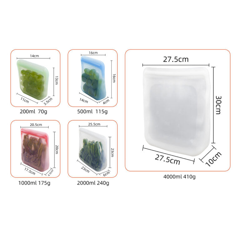 Herbruikbare Voedselzakken 2-pack | Zero Waste Kitchen™